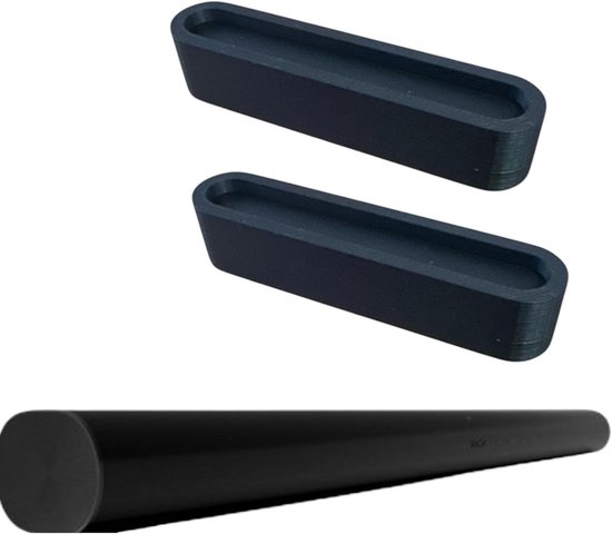 Soundbar Verhogers - Luidspreker Voetjes - Audio Optimalisatie - Trillingsdempend Ontwerp - 20mm Hoog - Zwart