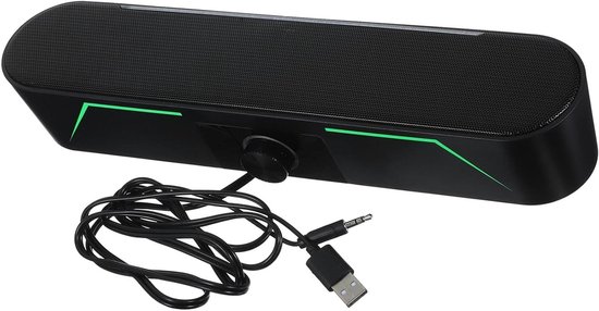 Soundbar voor Computer - Home Bioscoop Luidspreker - Muziek en Films - 15 Graden Hoekontwerp