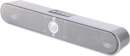 Soundbar Voor Tv - Draadloze Speaker - Film En Muziek - 3d Surround - 40 Cm Lang - Wit