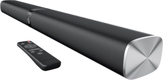 Soundbar voor TV - Home audio - Film en muziek - 80W volumeboost - 2-in-1 ontwerp - Zwart