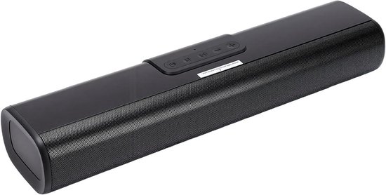 Soundbar voor TV - Home cinema luidspreker - Films en muziek - Draadloze Bluetooth 5.0 - 60 W - Glanzend Zwart