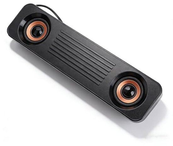 Soundbar voor Tv, USB-aangedreven 3,5 Mm Plug Hifi Stereo Subwoofer TV-luidsprekers Lange Luidspreker voor Tv-desktopcomputer