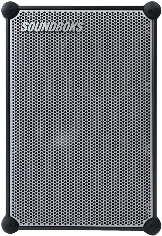 Soundboks 4 Zwart / Chrome Grille – Draagbare Bluetooth Speaker – Extreem Krachtig Geluid – Lange Batterijduur – voor Feesten, DJ & Outdoor Gebruik