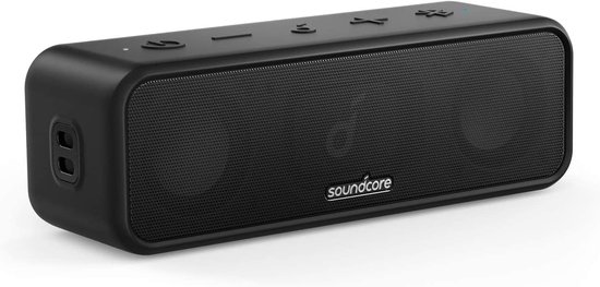 Soundcore 3 Portable Bluetooth Speaker Zwart van Merkloos