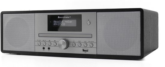Soundmaster DAB980SW - Muziekcenter met DAB+ en FM-radio, CD-speler, USB en bluetooth van Merkloos