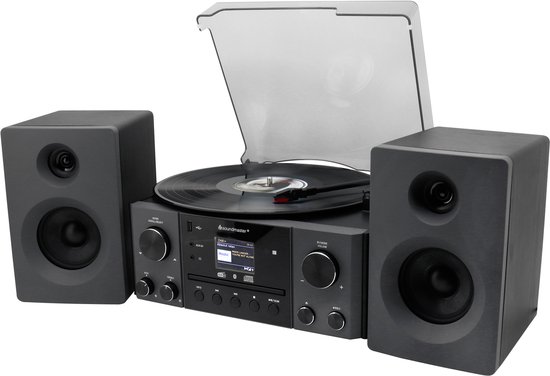 Soundmaster MCD1950SW - Stereo muziekcenter met DAB+, CD, platenspeler, USB, bluetooth en encoding van Soundmaster