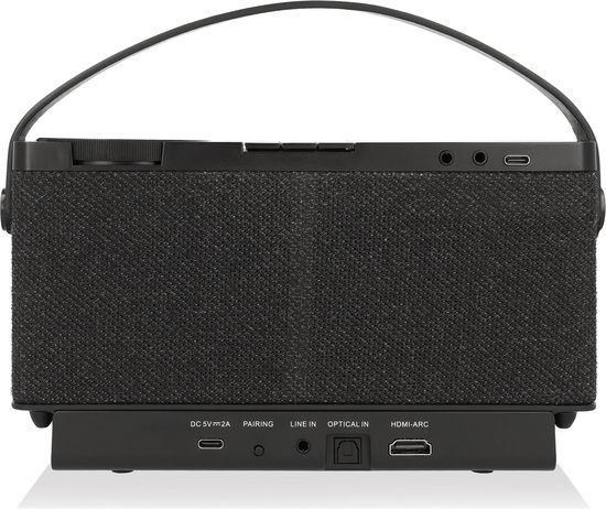 Soundmaster TVL24SW TV stem- en dialoogversterker „HORST“ Draadloze stereo luidspreker Zwart 5 W van Soundmaster