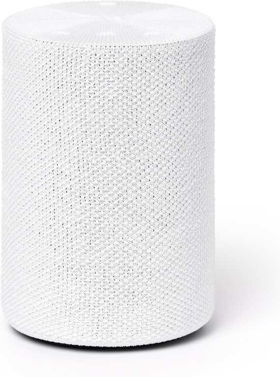 Soundskins – Luxe textielhoes / Luidsprekeraccessoire – Compatibel met Sonos Era 100 - Helder wit van Merkloos