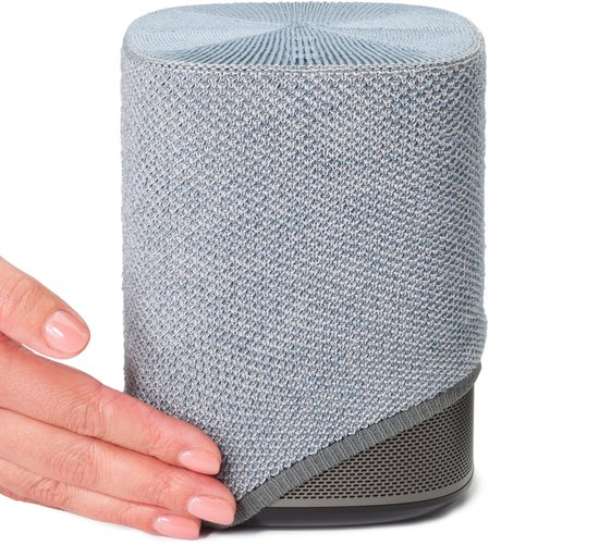 Soundskins – Luxe textielhoes / Luidsprekeraccessoire – Compatibel met Sonos Play 1 - Lichtblauw van Soundskins