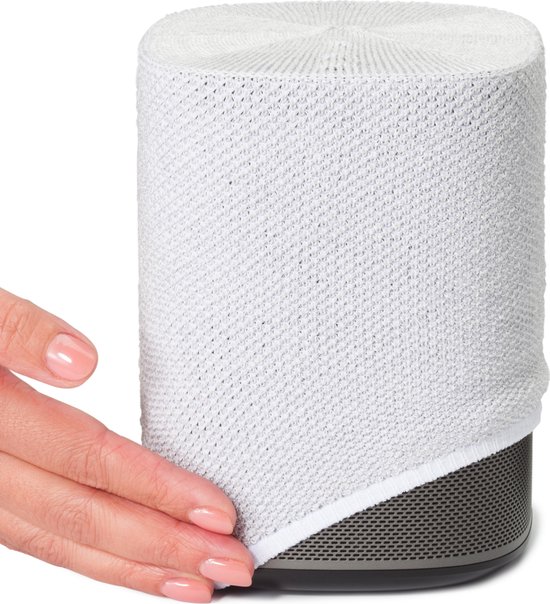 Soundskins - Luxe textielhoes / Luidsprekeraccessoire - Compatibel met Sonos Play 1 - Rookwit
