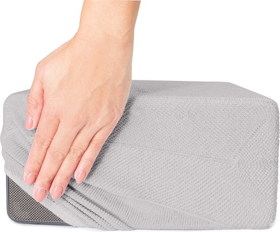 Soundskins – Luxe textielhoes / Luidsprekeraccessoire – Compatibel met Sonos Play 3 - Rookwit van Soundskins