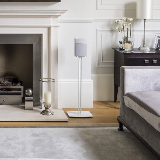 SoundXtra BST10FS1011 speaker steun Vloer Aluminium, Staal Wit van SoundXtra