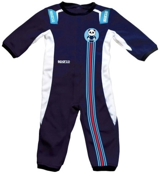 Sparco Baby Onesie Racepak Martini Racing | marineblauw / 6-9 maanden | Baby One-Piece | 017023BM0609 van Sparco