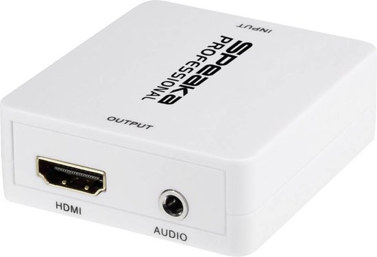 SpeaKa Professional Audio Extractor [HDMI - HDMI, Jackplug, Cinch] 1920 x 1080 Pixel van SpeaKa Professional
