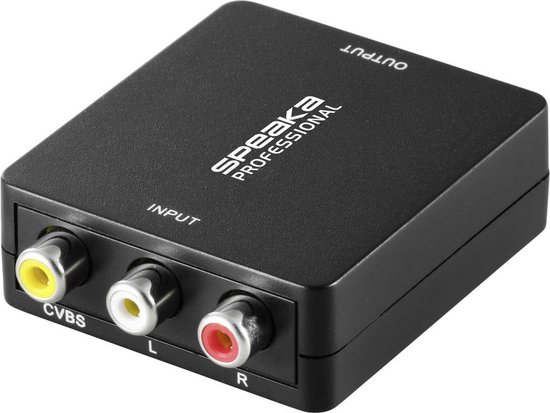 SpeaKa Professional AV Converter [Cinch - HDMI] 1920 x 1080 Pixel van SpeaKa Professional
