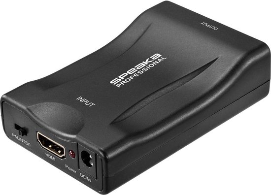 SpeaKa Professional AV Converter SP-9430148 [HDMI - SCART] 1920 x 1080 Pixel van SpeaKa Professional