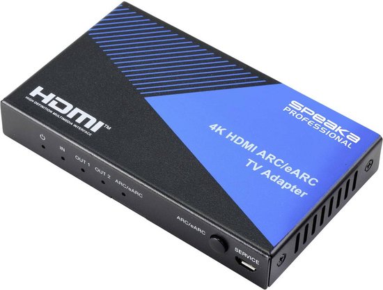 SpeaKa Professional AV Converter SP-HDA-500 [HDMI - HDMI] 3840 x 2160 Pixel van SpeaKa Professional