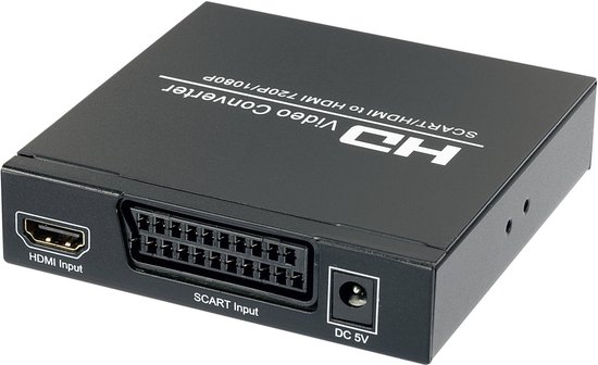 SpeaKa Professional AV Converter SP-HD/SC-01 [SCART - HDMI, Jackplug, Digitale cinch] 1920 x 1080 Pixel van SpeaKa Professional