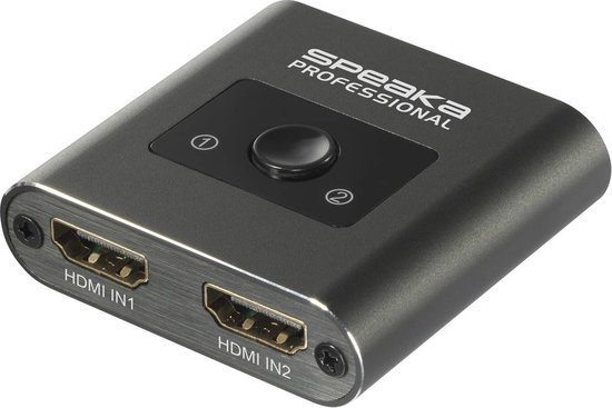 SpeaKa Professional SP-HSW-231 2 poorten HDMI-switch UHD 8K @ 60 Hz, UHD 4K @ 120 Hz van SpeaKa Professional