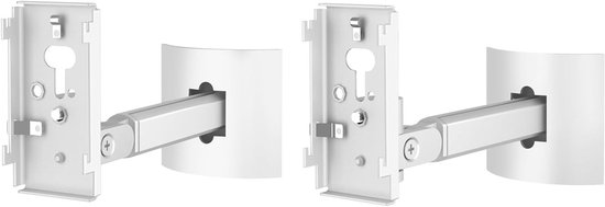 Speaker Beugels voor Wand- en Plafondmontage, Verstelbare Steunen voor Bose UB-20 en Lifestyle Series - Wit, Ideaal voor Thuisbioscoop en Geluidsinstallaties van Merkloos