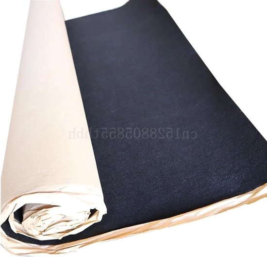Speaker Grill Cloth, Speaker Fabric 1x1m Subwoofer Speaker Felt Flannel Sound Absorbing DIY Self Adhesive Cloth (Black)
