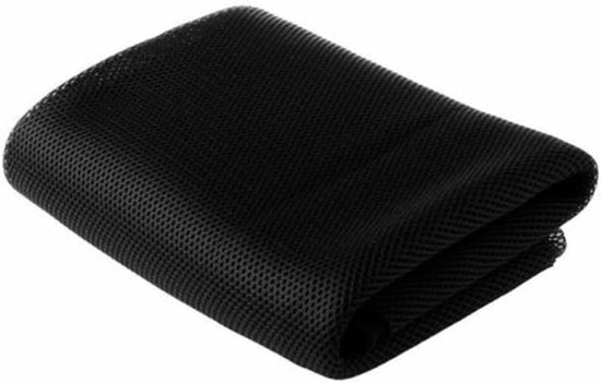 Speaker Grill Cloth Stereo Decoration Audio Equipment Home Acoustic Speaker Mesh Cloth Breathable Accessories Dustproof Protective (Black)