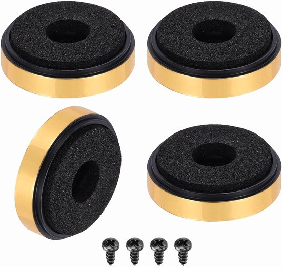 Speaker Isolation Feet 30mm x 8mm - Antivibratie Mat voor Audio Systemen, CD Spelers en HiFi Home Theater - Set van 4 Stuks