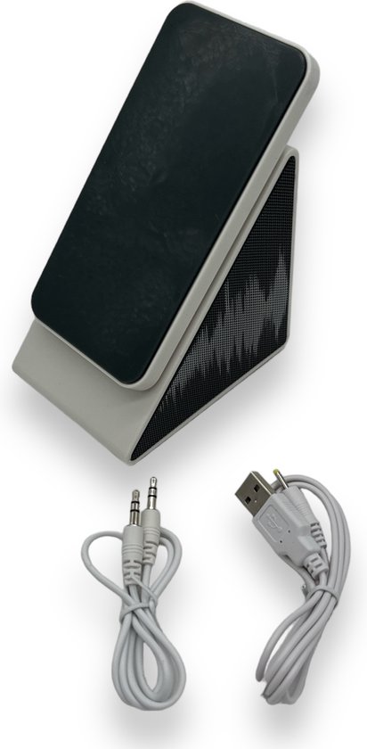 Speaker Met Standaard Voor Je Telefoon AUX En Oplaadbaar van Merkloos