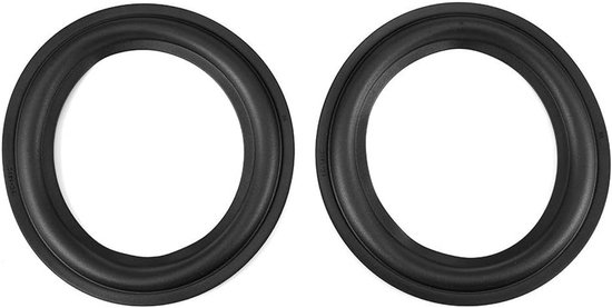 Speaker rubber rand 6 inch - perforated rubber rand - hoge geluidskwaliteit - ideaal voor muziekpartijen - ShopVlot
