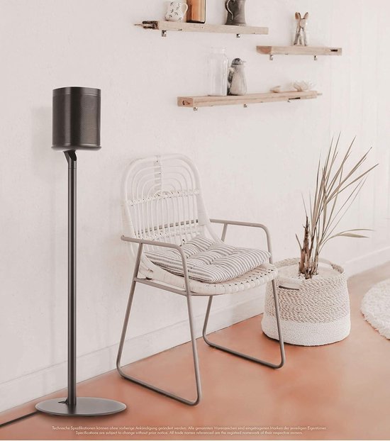 Speaker Stand for SONOS ONE ONE SL & SONOS Play:1 - verstelbare hoogte. speaker stands for table monitor van Nedis