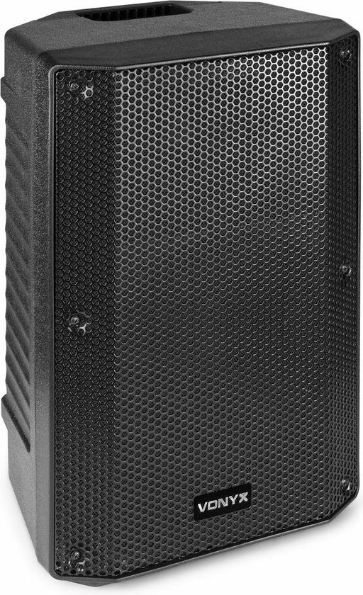 Speaker - Vonyx VSA10P - passieve speaker 10'' - 500W - Kunststof behuizing met wieltjes - Perfect voor mobiel gebruik van Vonyx