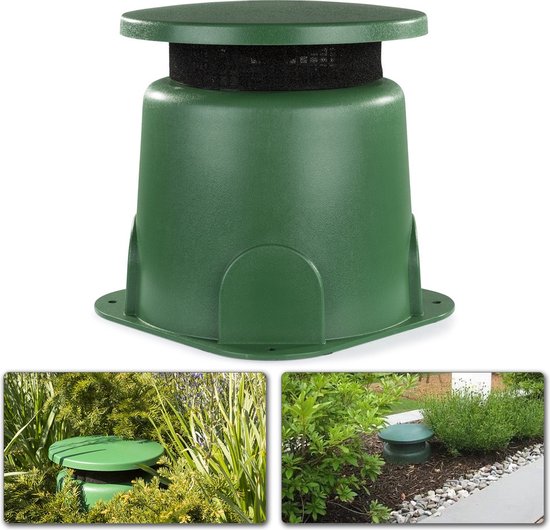 Speaker voor in de tuin - Power Dynamics GS530 weersbestendige (IP45) groene tuin speaker 30W voor 100V geluidsinstallaties - Groen van Power Dynamics