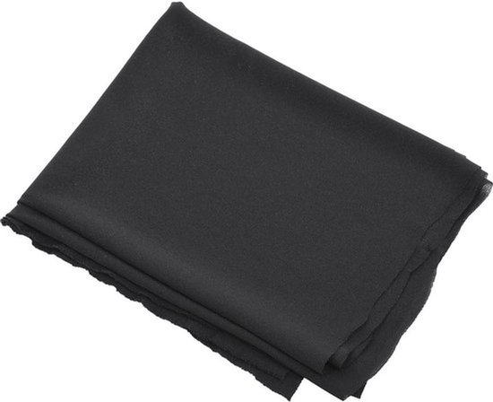 - Speakerdoek - Beschermend en Stofvrij - 1.7 x 0.5 m - Zwart - Antidust Speakerdoek - Geschikt voor Grote Speakers - Stagedoek