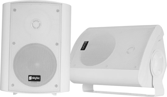 Speakers - Skytec ODB50W luidsprekers - 100W - 2-weg systeem - 5'' - Wit van SkyTec