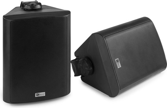 Speakerset, geschikt voor buiten - Power Dynamics BC65V zwarte speakerset voor 100V system van Power Dynamics