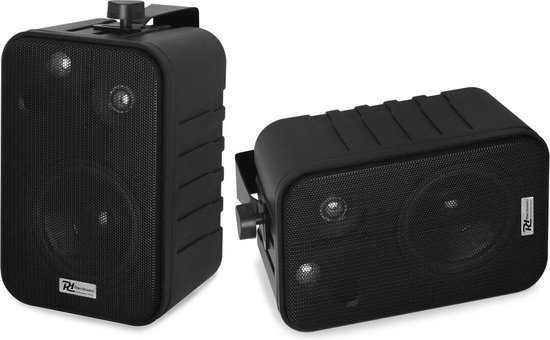 Speakerset - Power Dynamics BV40V Zwarte speakerset voor 100V geluidsinstallatie - 50W van Power Dynamics