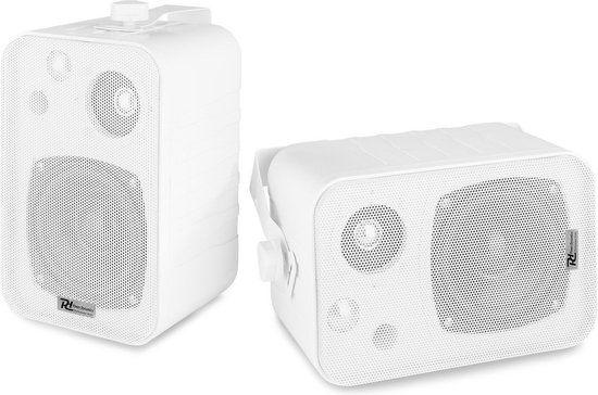 Speakerset - Power Dynamics BV40W Witte speakerset voor 100V geluidsinstallatie - 50W van Power Dynamics