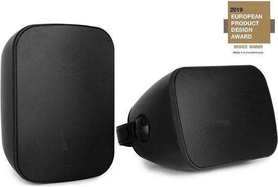 Speakerset voor binnen of buiten - Power Dynamics BD50B speakerset 120W - Zwart - Geschikt van Power Dynamics