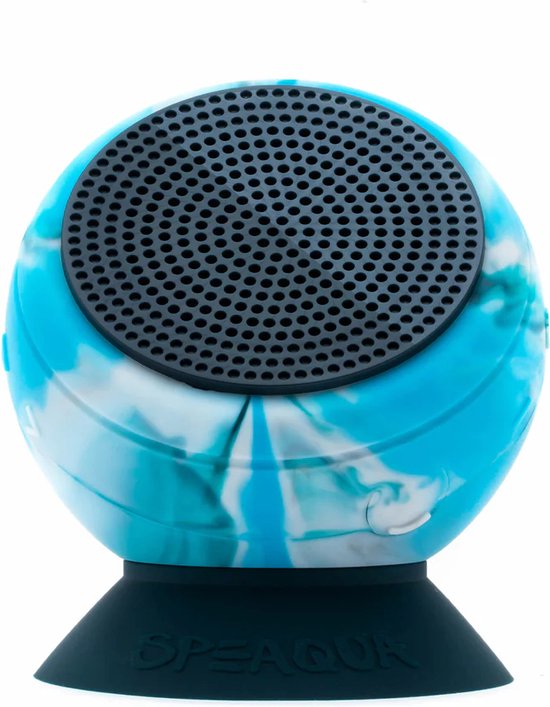 Speaqua - The Barnacle Pro 2.0 - Tidal Blue Bluetooth speaker - Draadloze luidspreker - waterproof schokproof en stofproof van Speaqua
