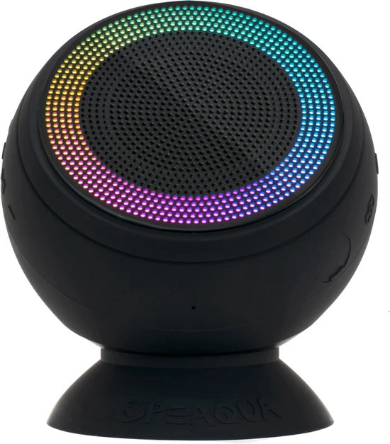 Speaqua - The Barnacle X - Manta Ray Black Bluetooth speaker - Draadloze luidspreker - waterproof schokproof en stofproof van Speaqua