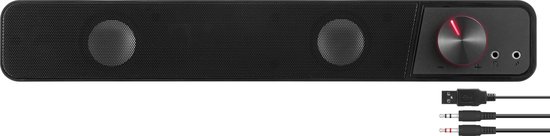 Speedlink BRIO - Stereo Soundbar - Zwart van Speedlink