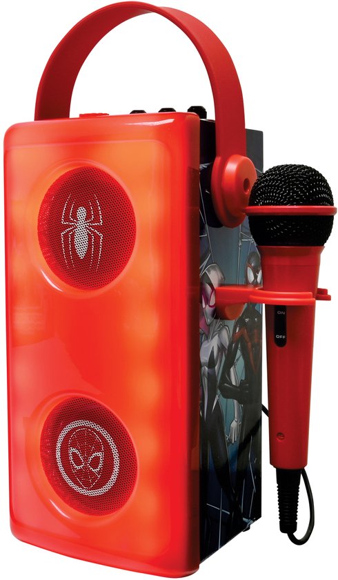 Spider-Man Lichtgevende Bluetooth®-luidspreker met microfoon van Lexibook