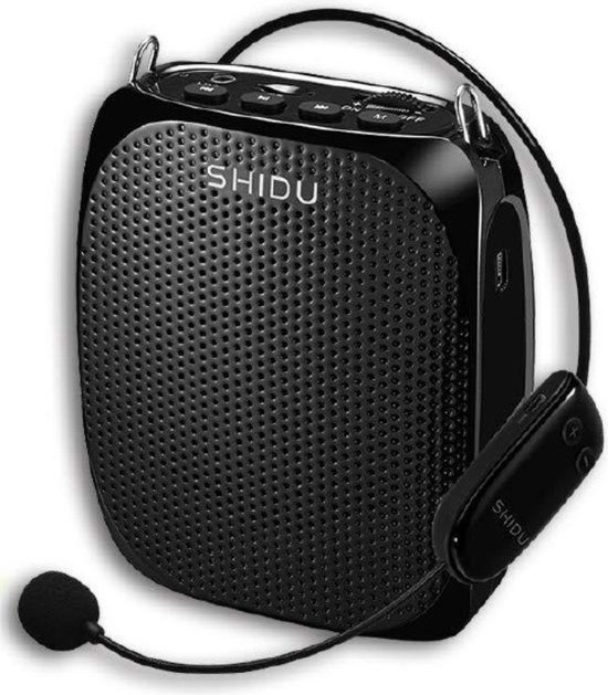 Spraakversterker - Stemversterker - geluidversterker - Draagbare Bluetooth Luidspreker - 10 W - Microfoon Headset - Oplaadbare Stemversterker voor Leraren - Reizigers - Vergaderingen - Muzikanten – Muziek