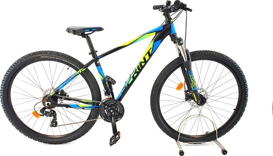 Sprint Maverick - Mountainbike 27,5 inch - 21 Versnellingen Shimano - Groen/Blauw - Framemaat:48 cm - BK22SI0221 B van SPRI