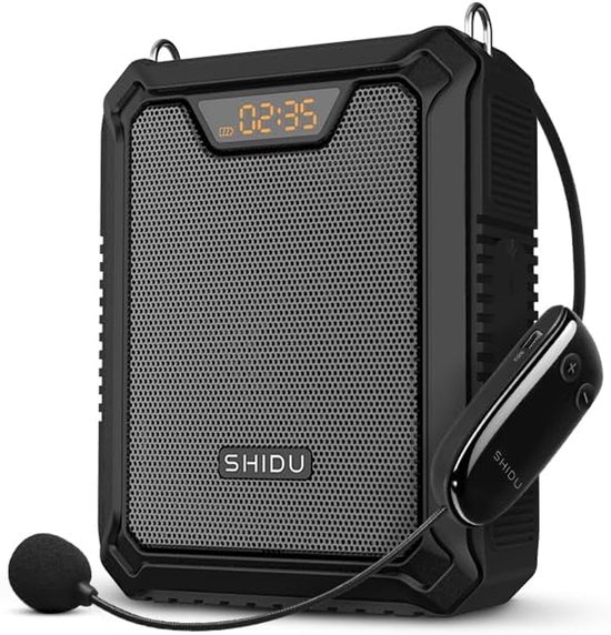Stemversterker Draadloos – Bluetooth Speaker – IPX6 Waterdicht – UHF Microfoon – 30W