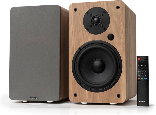 Stereo Luidsprekers - Boekenplank Speakers - Home Cinema - HDMI ARC Connectiviteit - 65 inch Woofer - Bruin