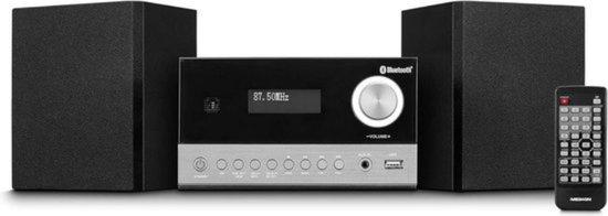 Stereo Set met cd Speler en Radio - Met Afstandsbediening - DAB+ - Bluetooth - Dubbele Speakers van Denver