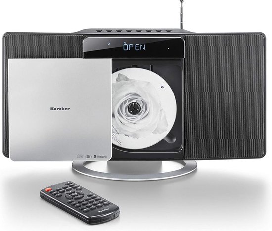 Stereo Set met cd Speler en Radio - Met Afstandsbediening - FM - Bleutooth - Dubbele Speakers van Denver