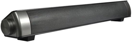 Stereo Soundbar - Draagbare Luidspreker - Mobiel Geluid - Waterbestendig Ontwerp - Compact Formaat - Zwart