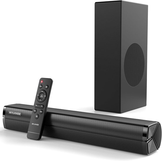 Stereo Soundbar - Hifi speaker - Film Geluid - Diepe Bas - 40 cm - Zwart